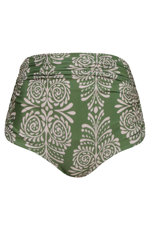 Victoria Vintage Bottom / Green Arabesque